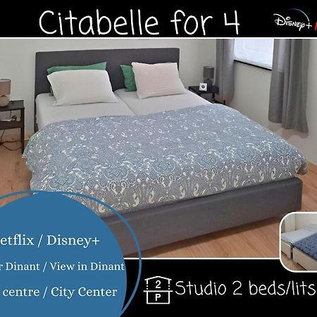 O Reflets - Citabelle For 4 - Studio 2 Rooms View "Citadelle" Dinant Eksteriør billede